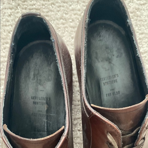 Dark Brown Leather Oxford shoe- Mr B’s Collection by Aldo - Picture 3 of 4